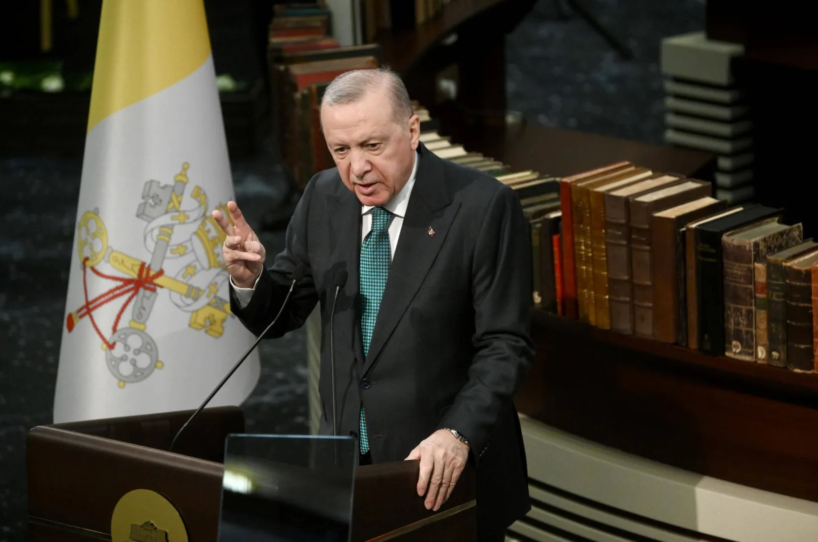 Recep Tayyip Erdogan, fot. PAP/EPA/ANSA/ALESSANDRO DI MEO