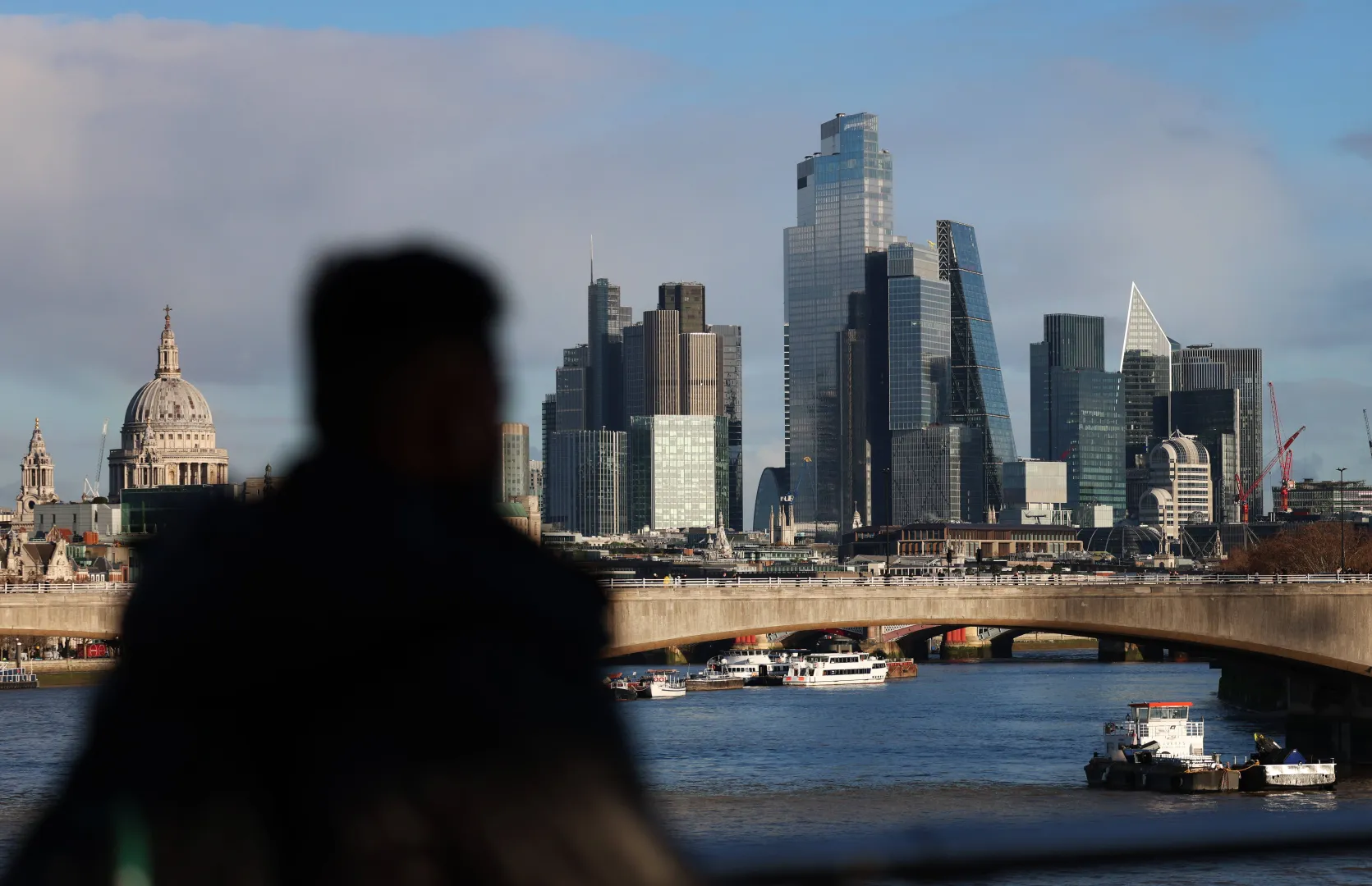 Panorama Londynu. Fot. PAP/EPA/Andy Rain