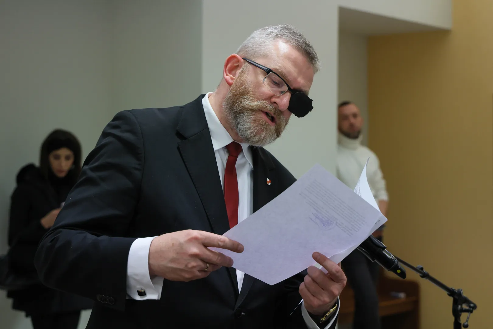 Grzegorz Braun, fot. PAP/Paweł Supernak