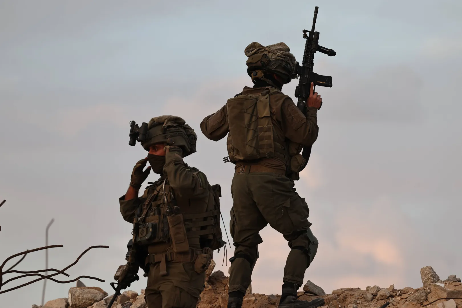 Ізраїльські військові, фотоілюстрація. Fot. PAP/EPA/ATEF SAFADI 