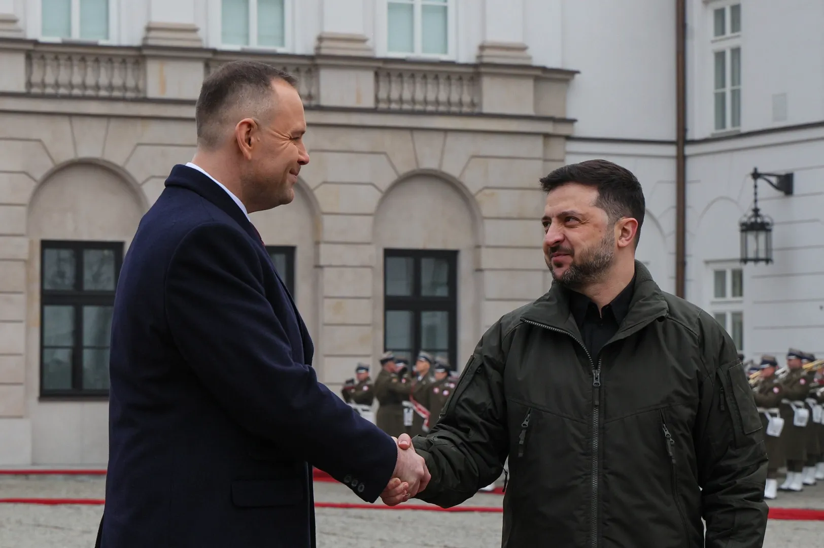 Prezydent Karol Nawrocki oraz prezydent Ukrainy Wołodymyr Zełenski. Fot. PAP/Paweł Supernak