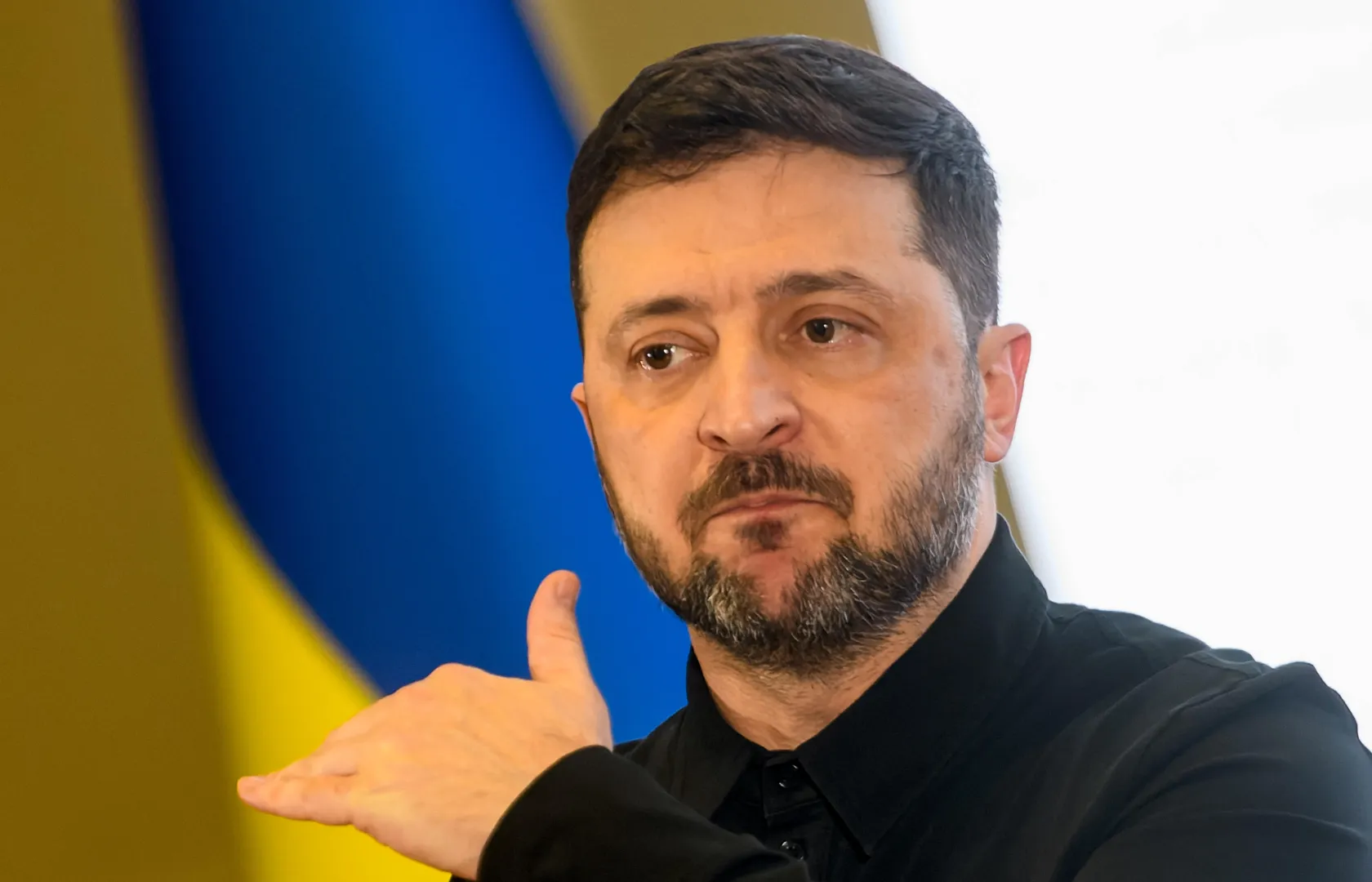 Prezydent Ukrainy Wołodymyr Zełenski. Fot. PAP/Vladyslav Musiienko