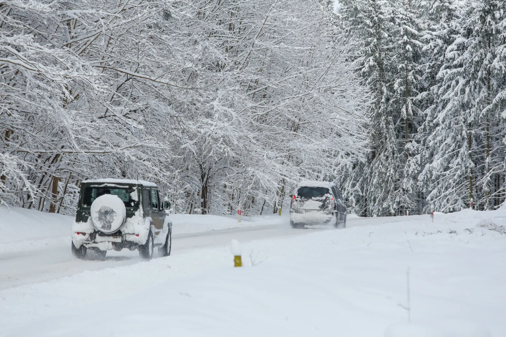 Droga w okolicach Olsztyna Fot. PAP/Tomasz Waszczuk