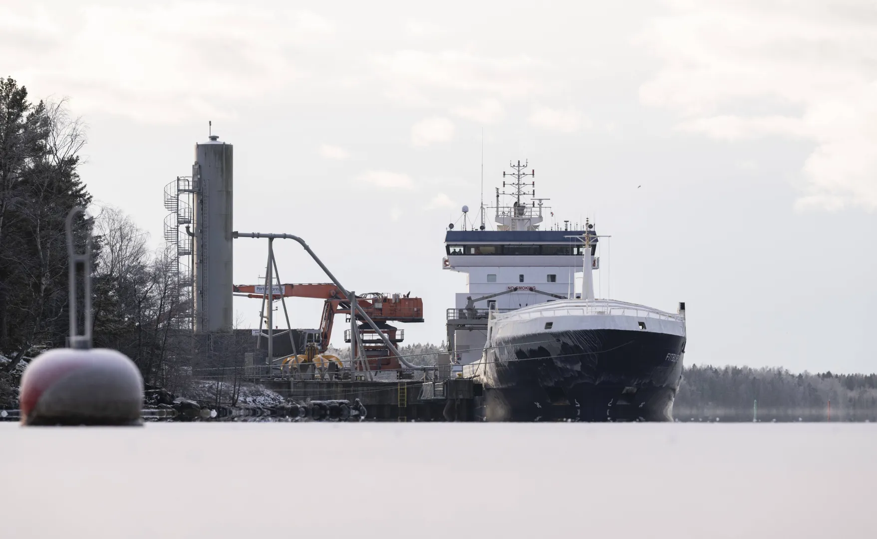 Statek Fitburg. Fot. PAP/EPA/Jussi Eskola