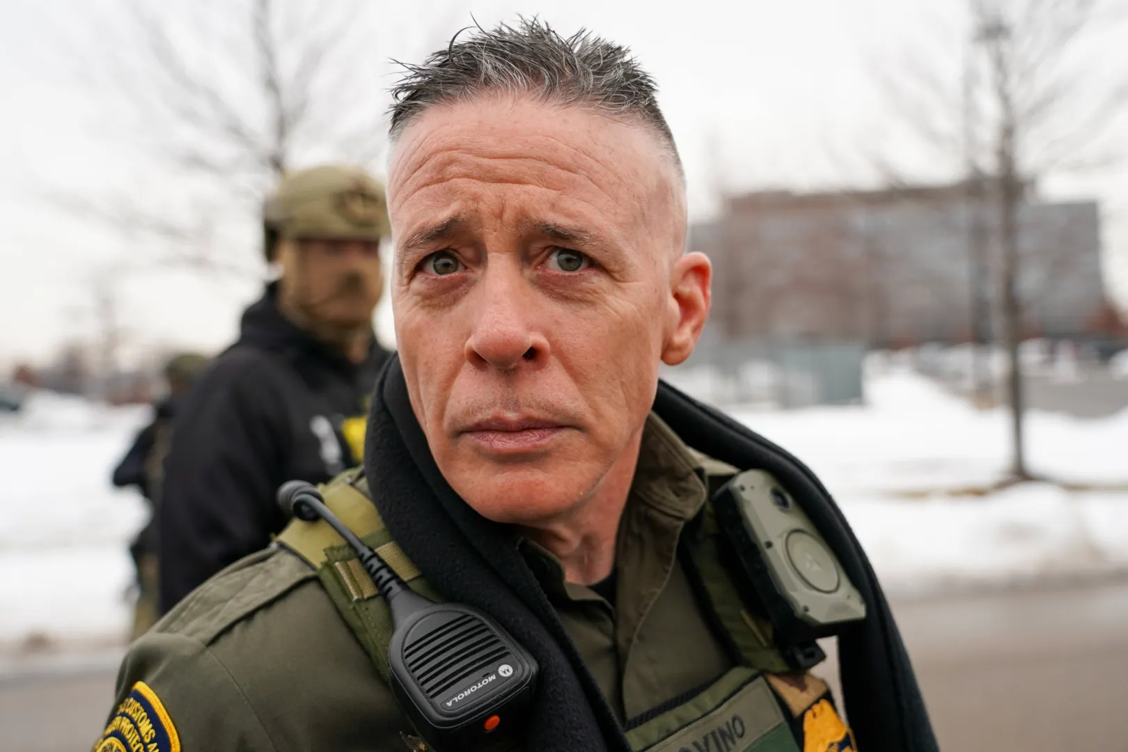 Gregory Bovino. Fot. PAP/ EPA/CRAIG LASSIG 