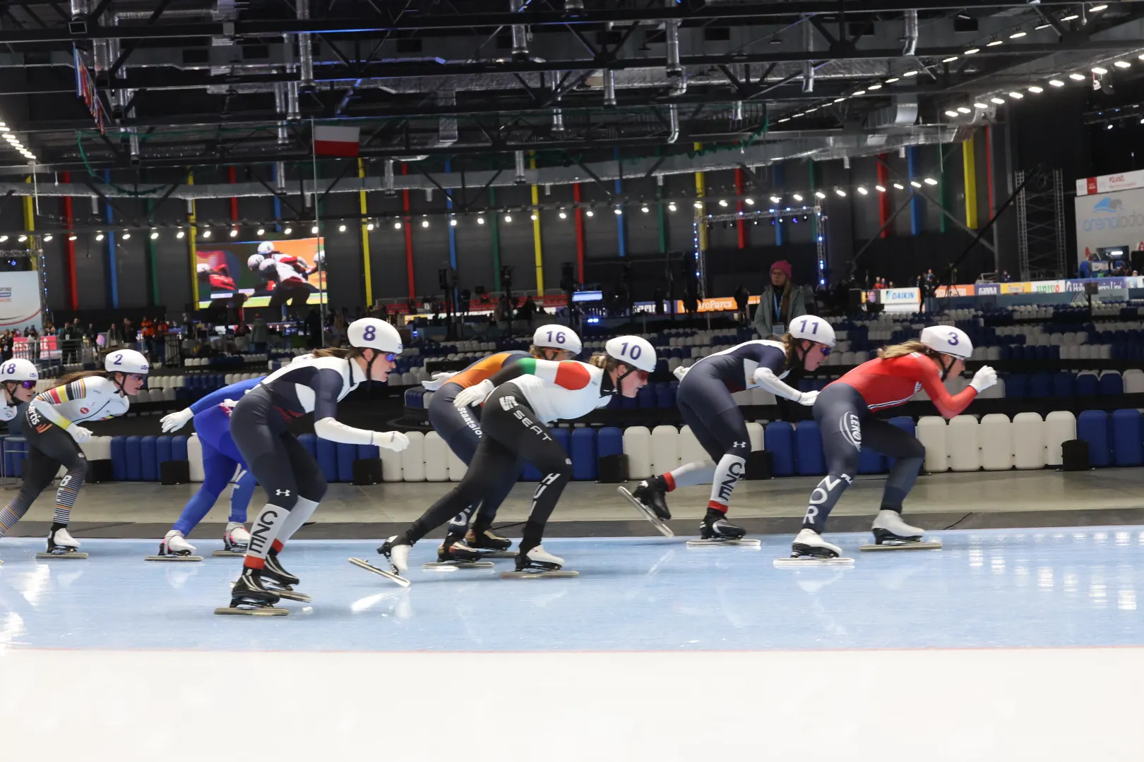 Łyżwiarstwo szybkie (zdjęcie ilustracyjne). Fot. PAP/Marian Zubrzycki