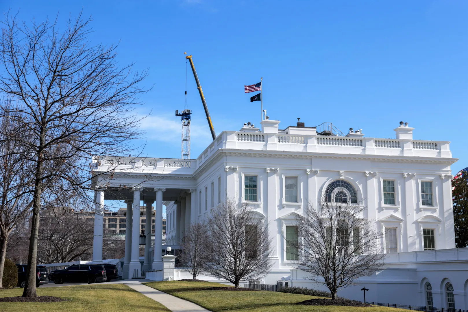 Biały Dom. Fot. PAP/EPA/SHAWN THEW