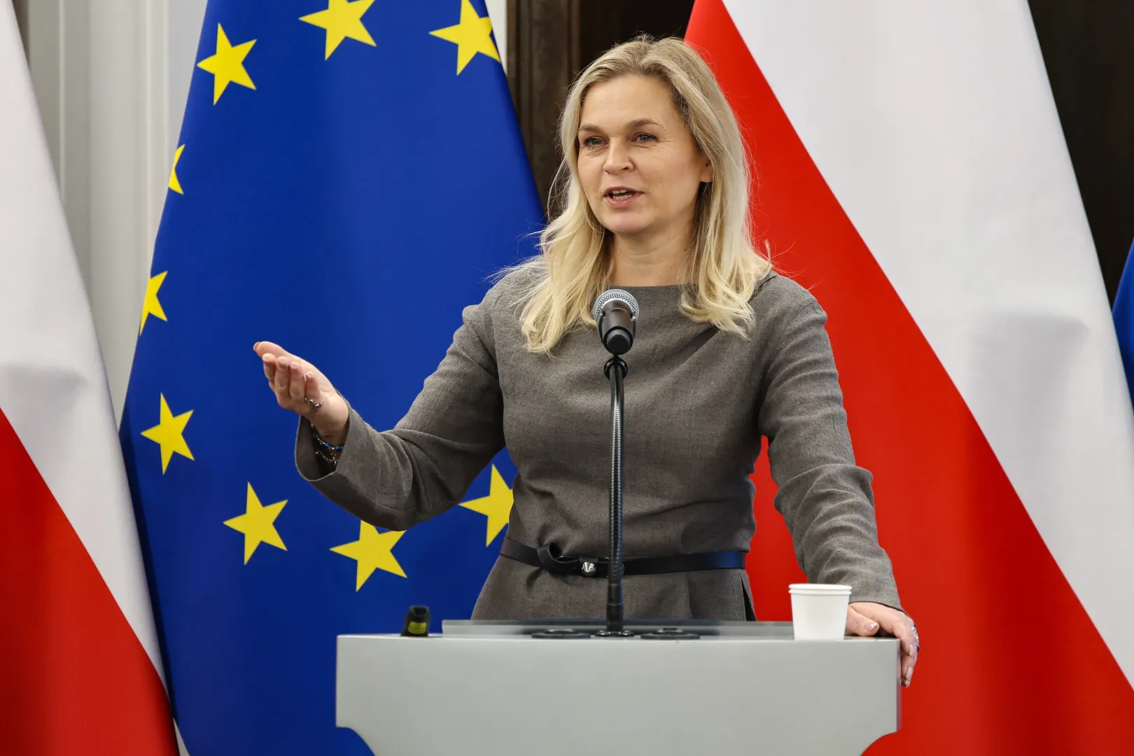 Barbara Nowacka Fot. PAP/Albert Zawada