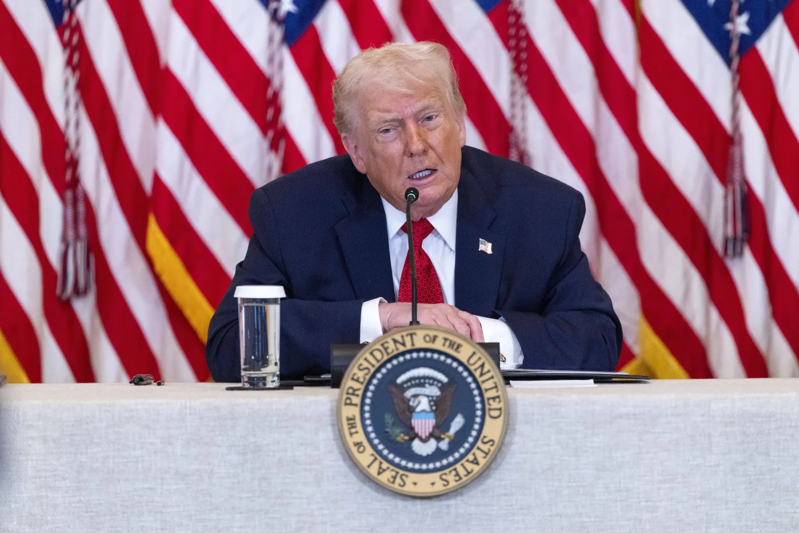 Donald Trump. Fot. PAP/ EPA/SHAWN THEW 