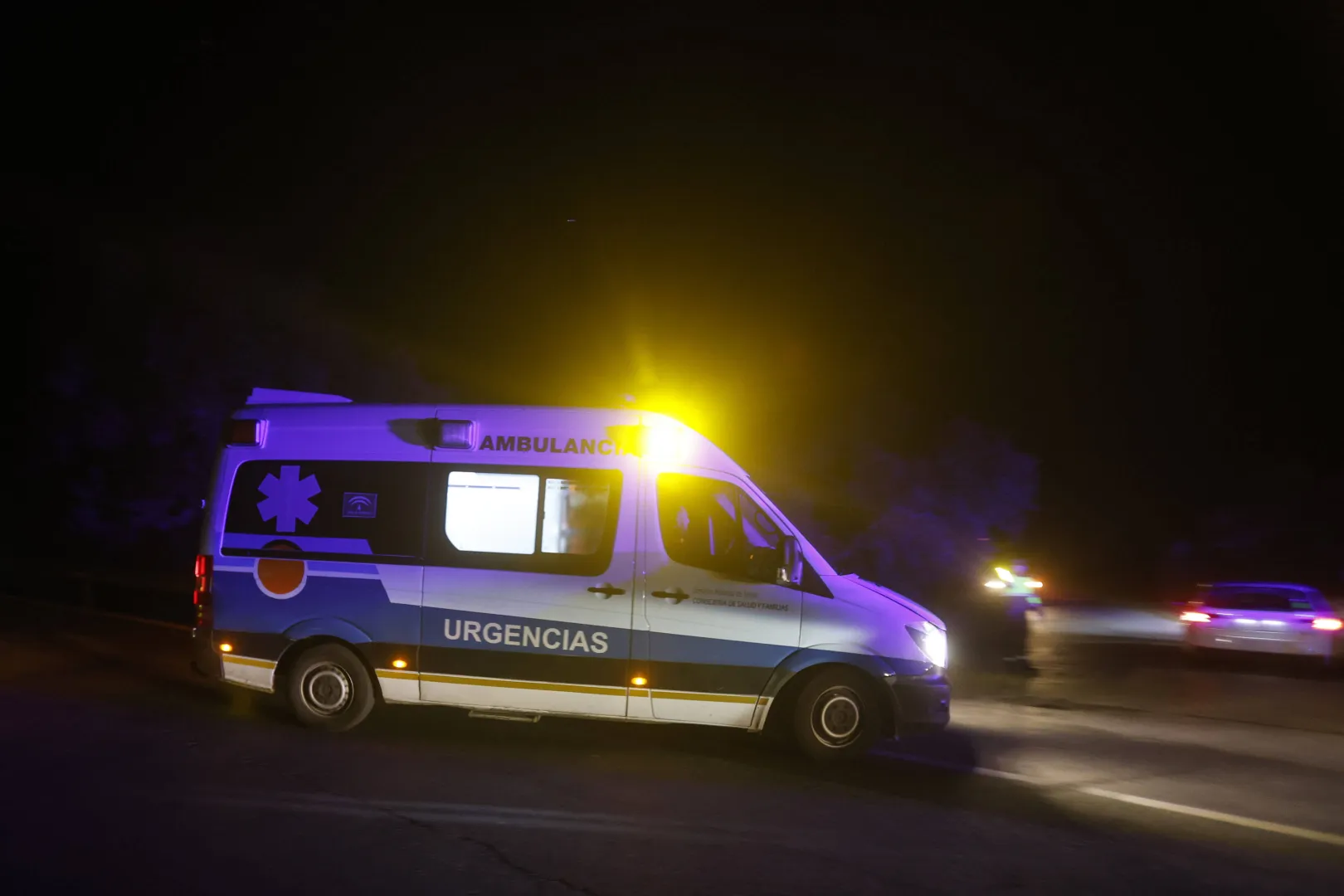 Miejsce wypadku kolejowego na trasie Malaga-Madryt. Fot. PAP/EPA/SALAS