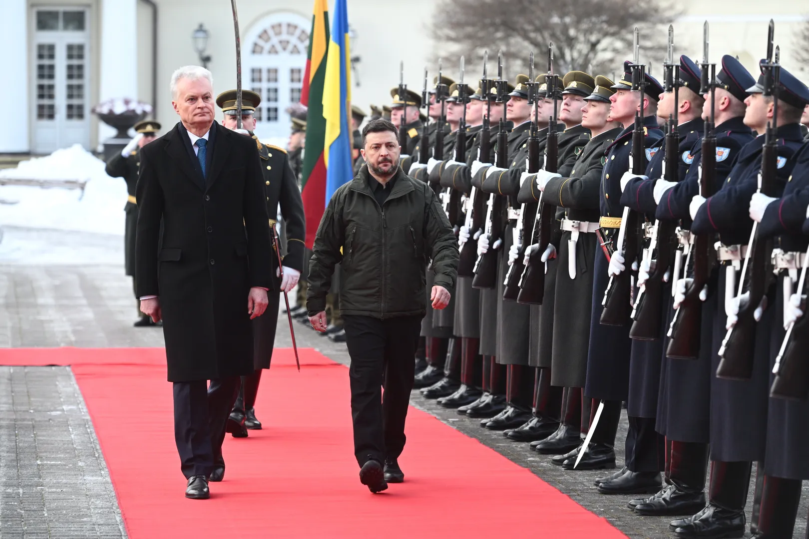 Ґітанас Науседа та Володимир Зеленський. Fot. PAP/Valdemar Doveiko