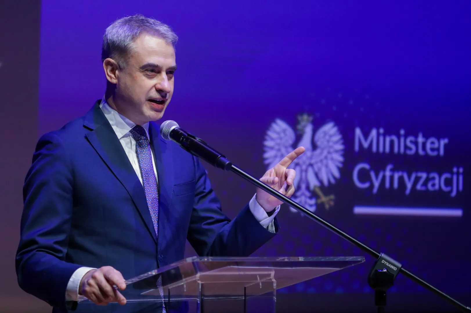 Wicepremier, minister cyfryzacji Krzysztof Gawkowski. Fot. PAP/Tomasz Gzell