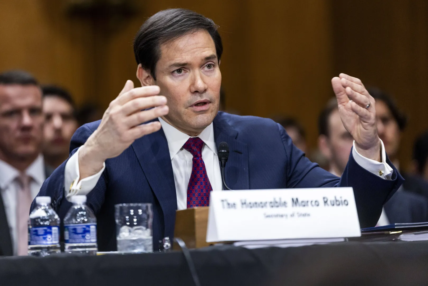 Sekretarz stanu USA Marco Rubio. Fot. PAP/EPA/SHAWN THEW