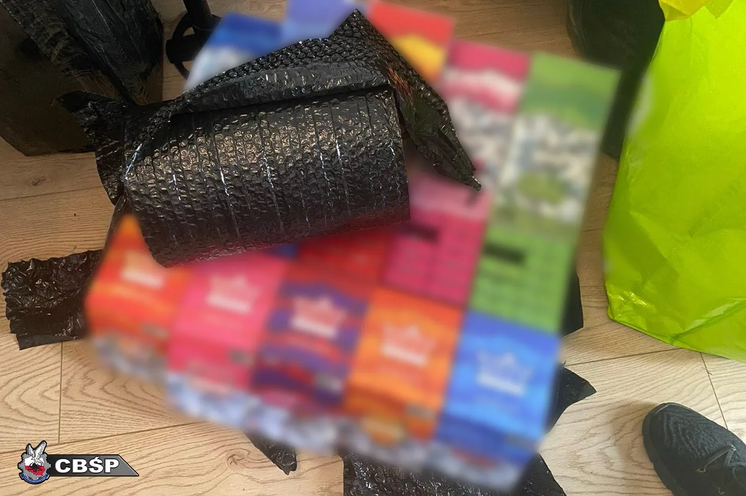 Zarekwirowane przez CBŚP produkty. Fot. cbsp.policja.pl