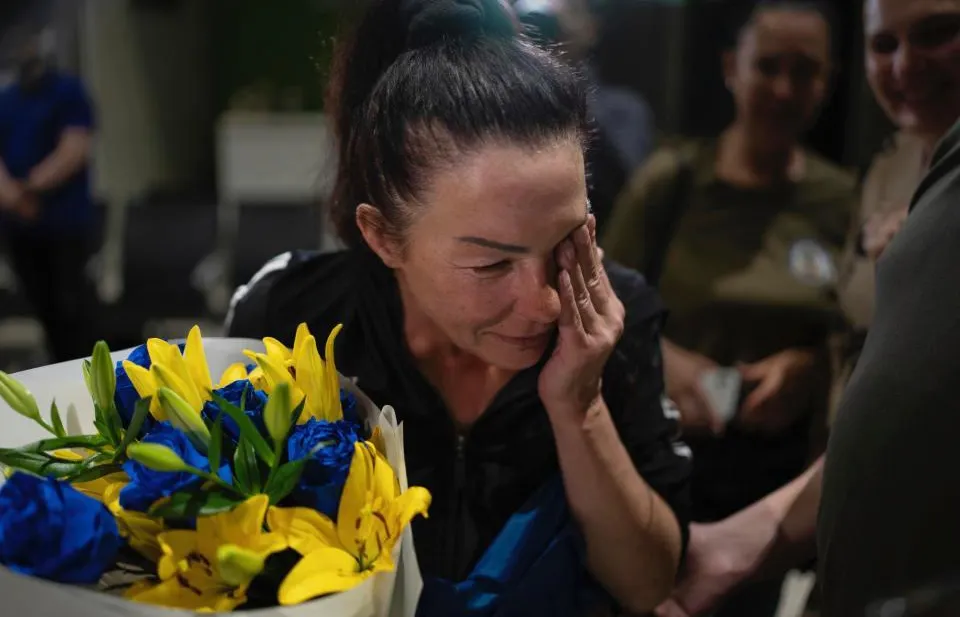 Pierwsze minuty na ojczystej ziemi. Olena Pech rozmawia z córką przez wideo połączenie Fot. Archiwum prywatne/Sestry.eu