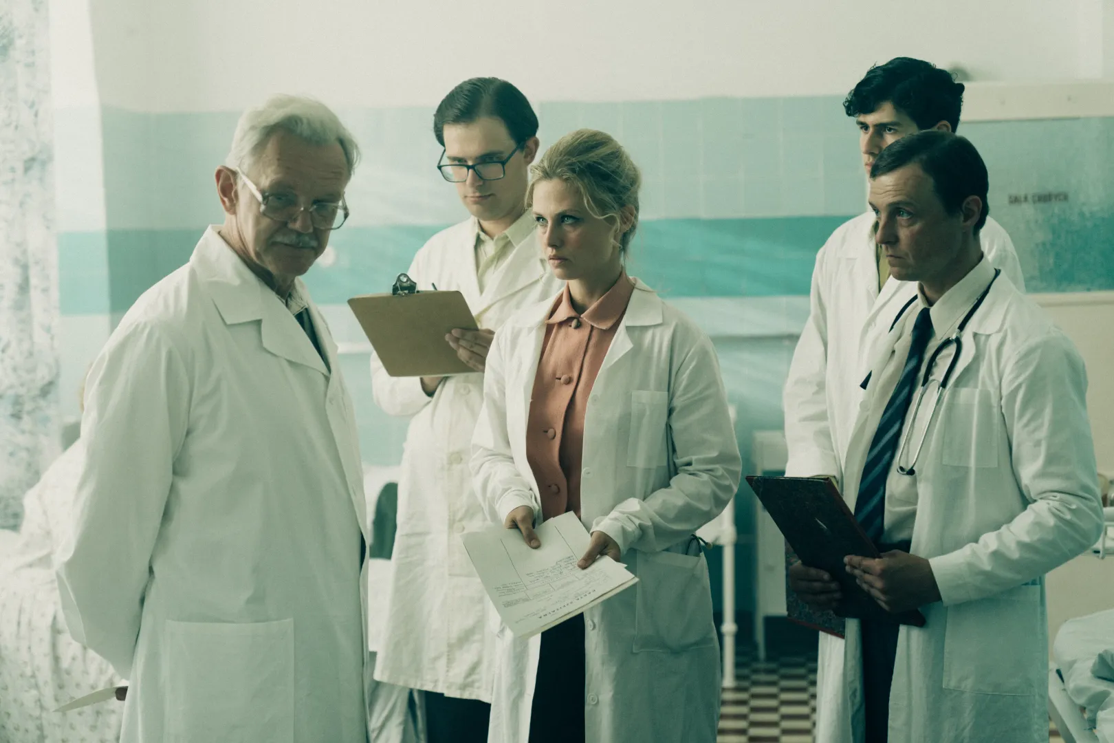 Kadr z serialu "Czarna Śmierć" - Anna Kaczmarczyk. Fot. TVP/Wojciech Węgrzyn