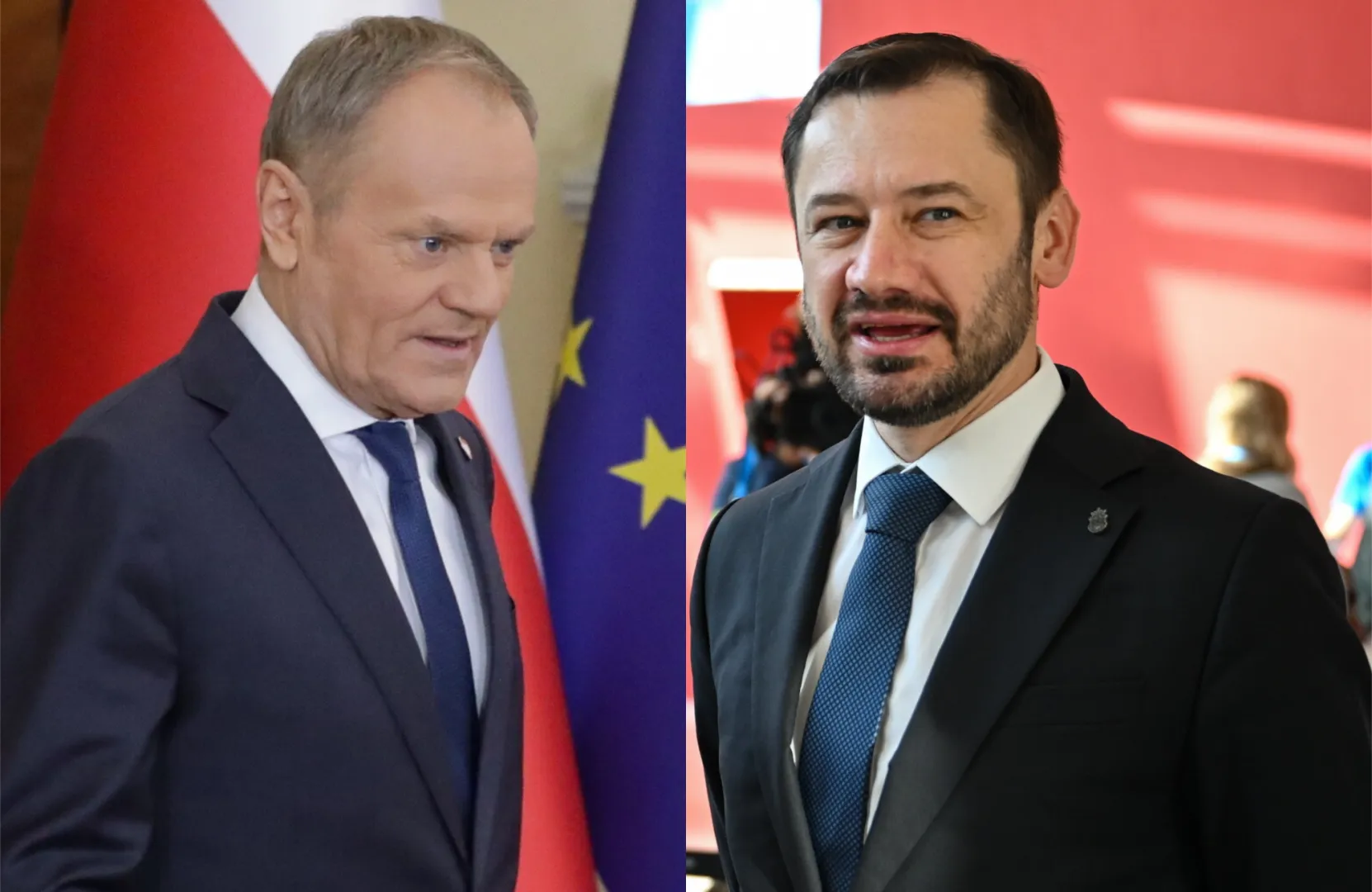 Premier Donald Tusk i prezydent Krakowa Aleksander Miszalski. Fot. PAP/Tomasz Gzell/Art Service