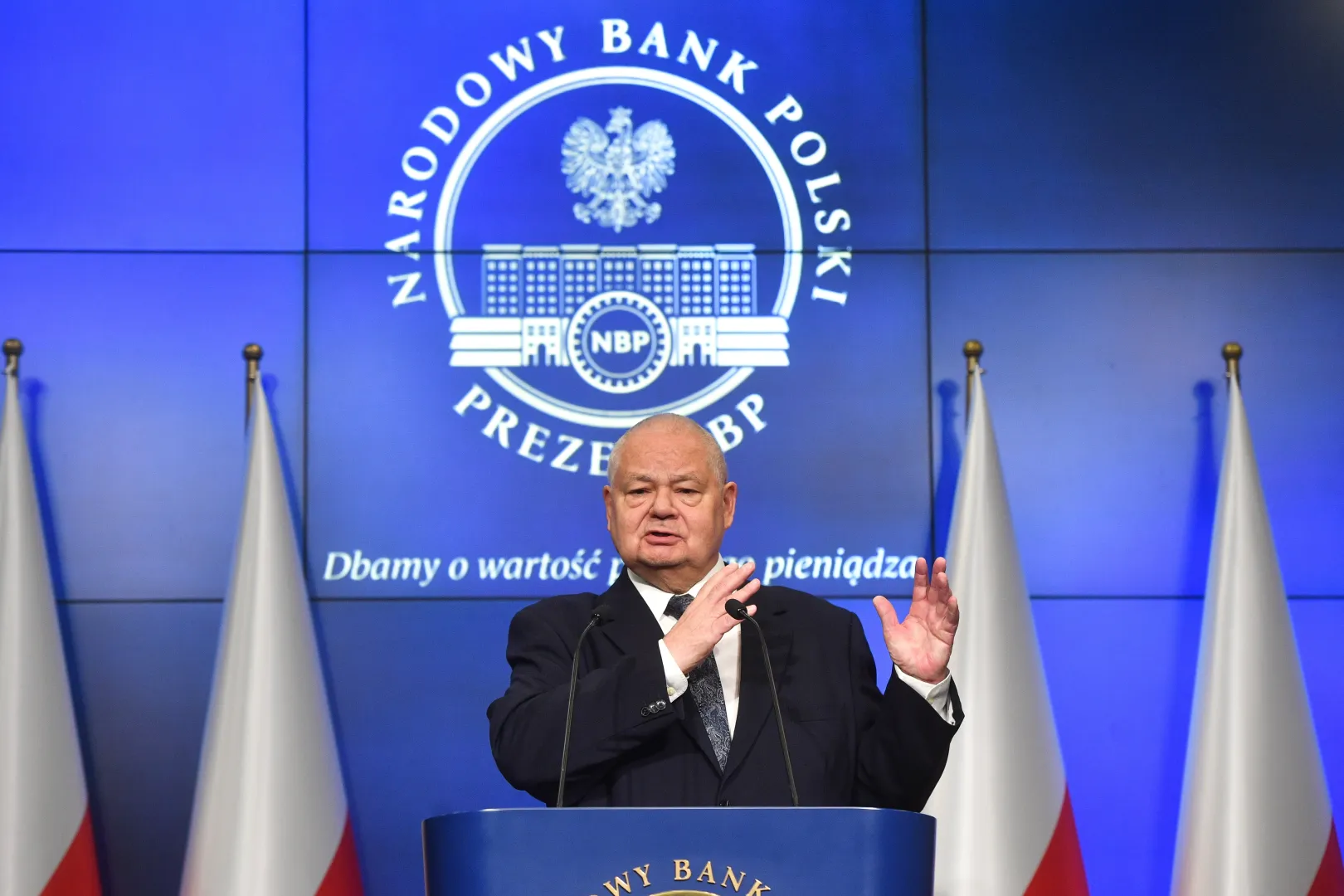 Adam Glapiński. Fot. PAP/Radek Pietruszka