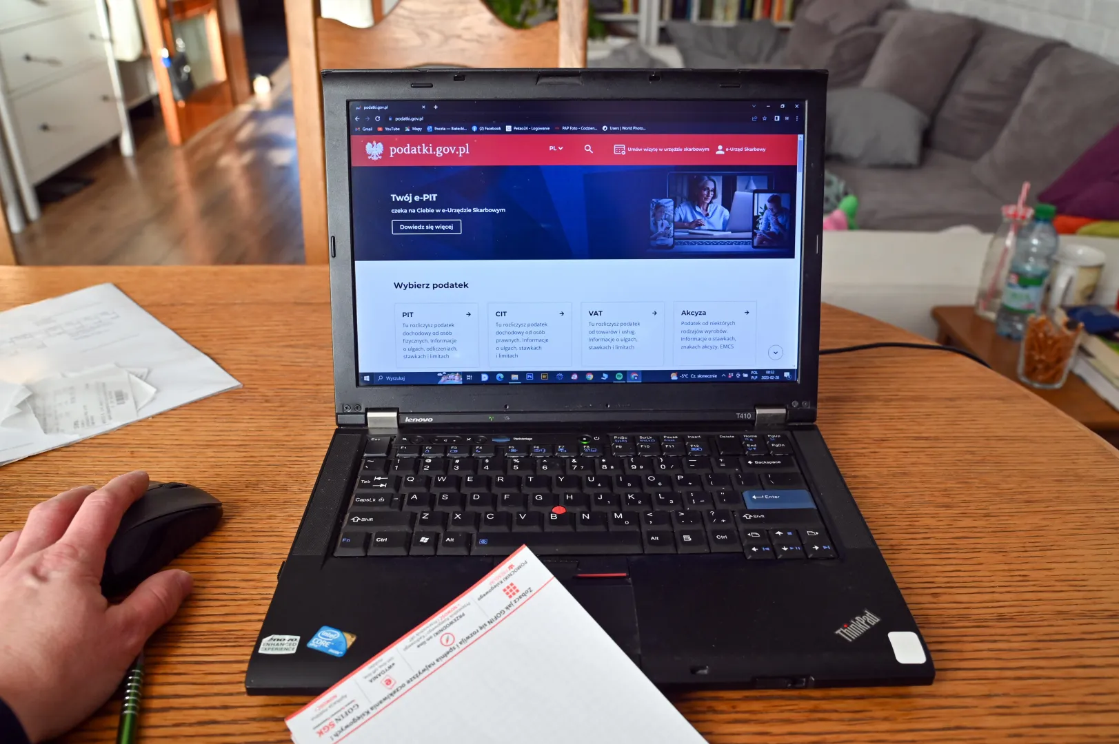 Portal podatki.gov.pl Fot. PAP/Marcin Bielecki