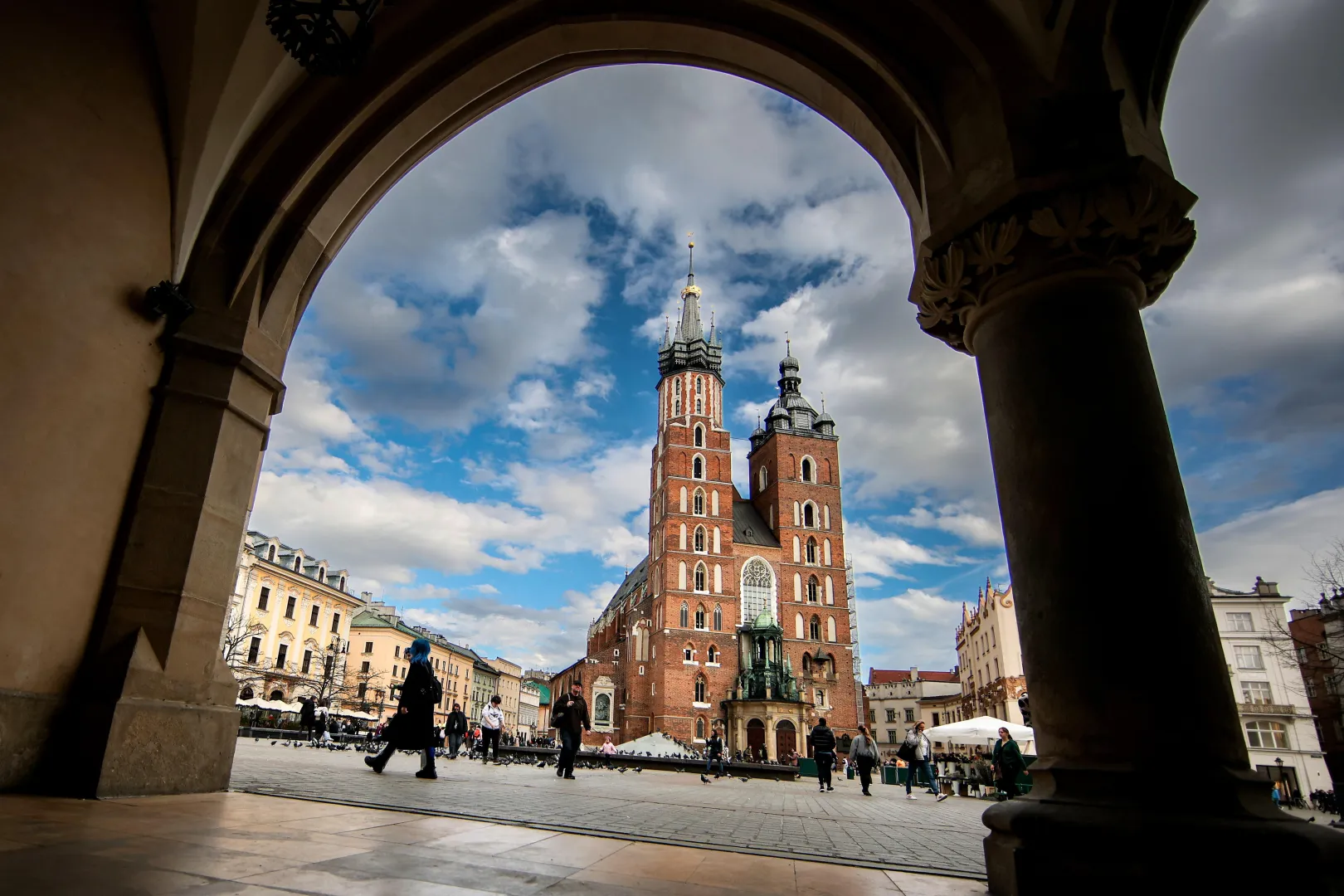 Rynek w Krakowie. Fot. PAP/Łukasz Gągulski