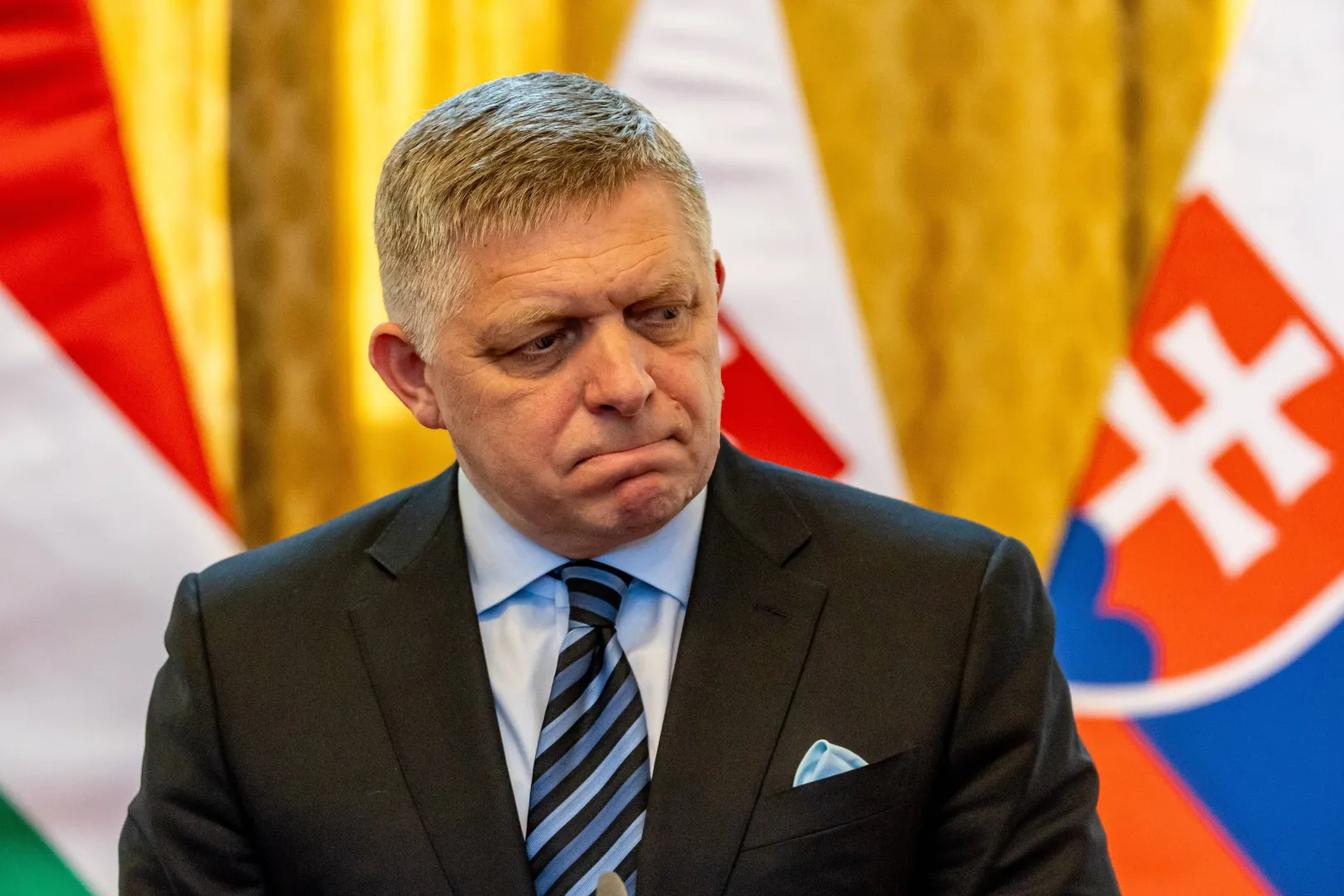 Premier Słowacji Robert Fico. Fot. PAP/EPA/MARTIN DIVISEK