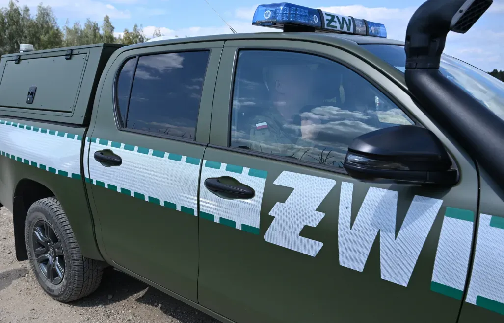 Radiowóz Żandarmerii Wojskowej, zdjęcie ilustracyjne, Fot. PAP/Wojtek Jargiło