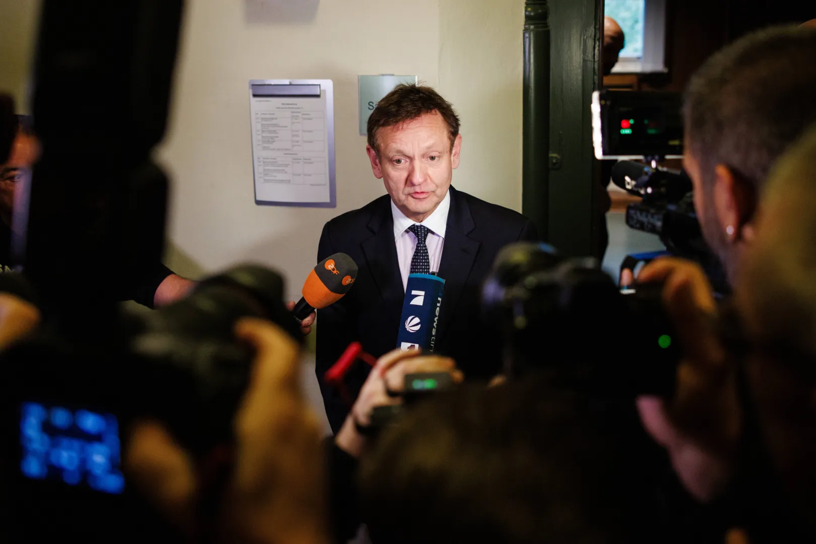 Wiceszef AfD Kay Gottschalk. Fot. PAP/EPA/CLEMENS BILAN 