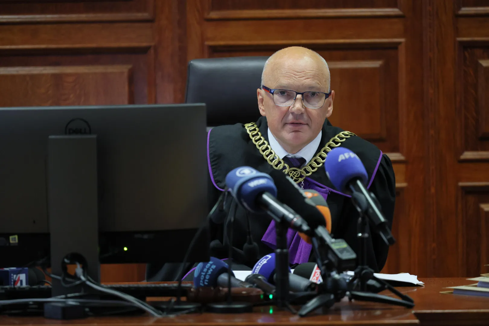 Sędzia Dariusz Łubowski. Fot. PAP/Rafał Guz