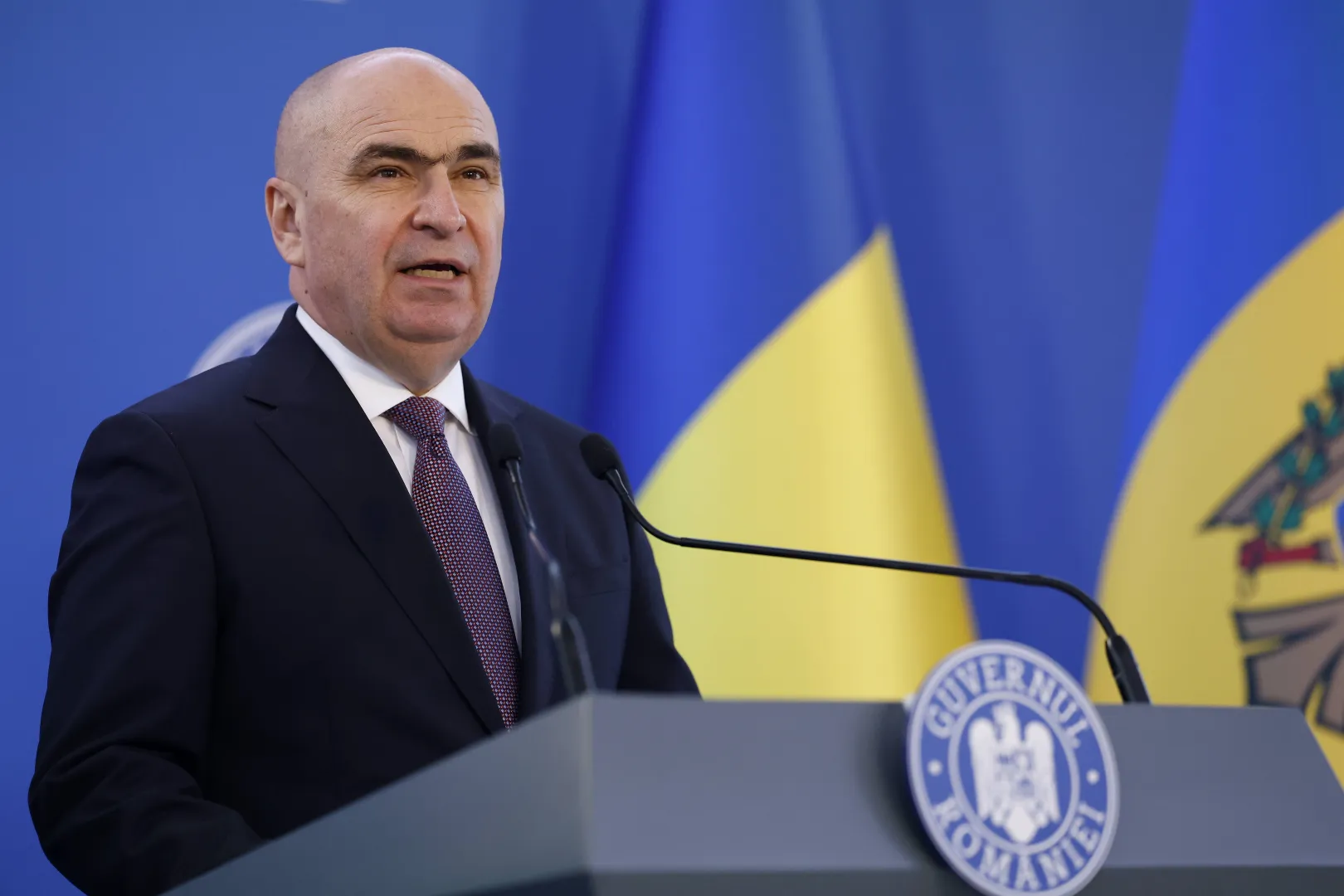 Premier Mołdawii Alexandru Munteanu. Fot. PAP/EPA/ROBERT GHEMENT