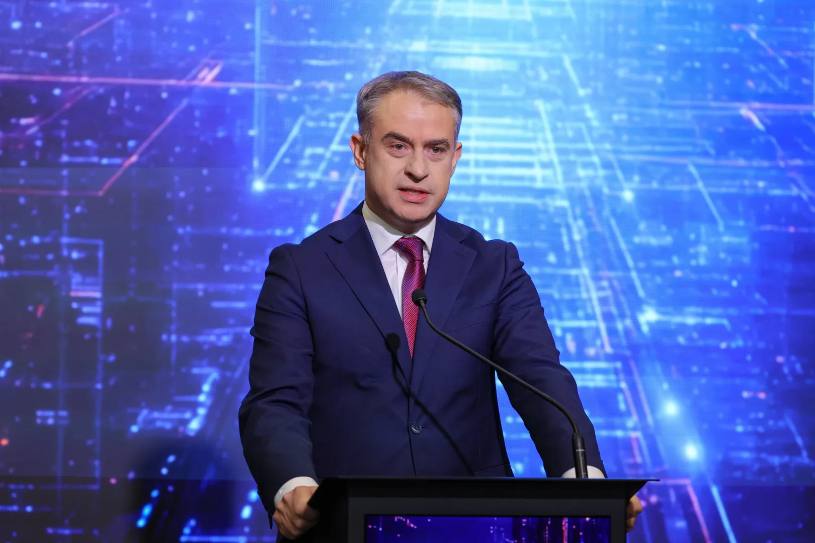 Wicepremier, minister cyfryzacji Krzysztof Gawkowski. Fot. PAP/	Paweł Supernak