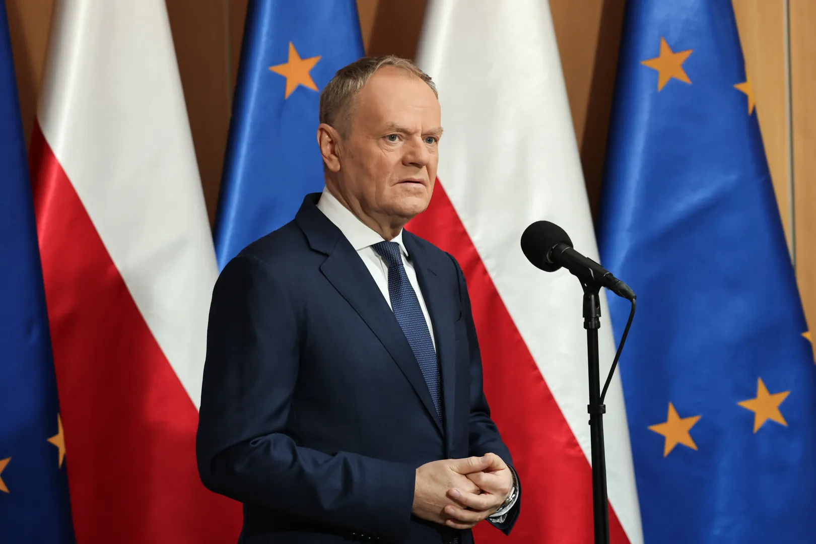 Premier Donald Tusk. Fot. PAP/Albert Zawada