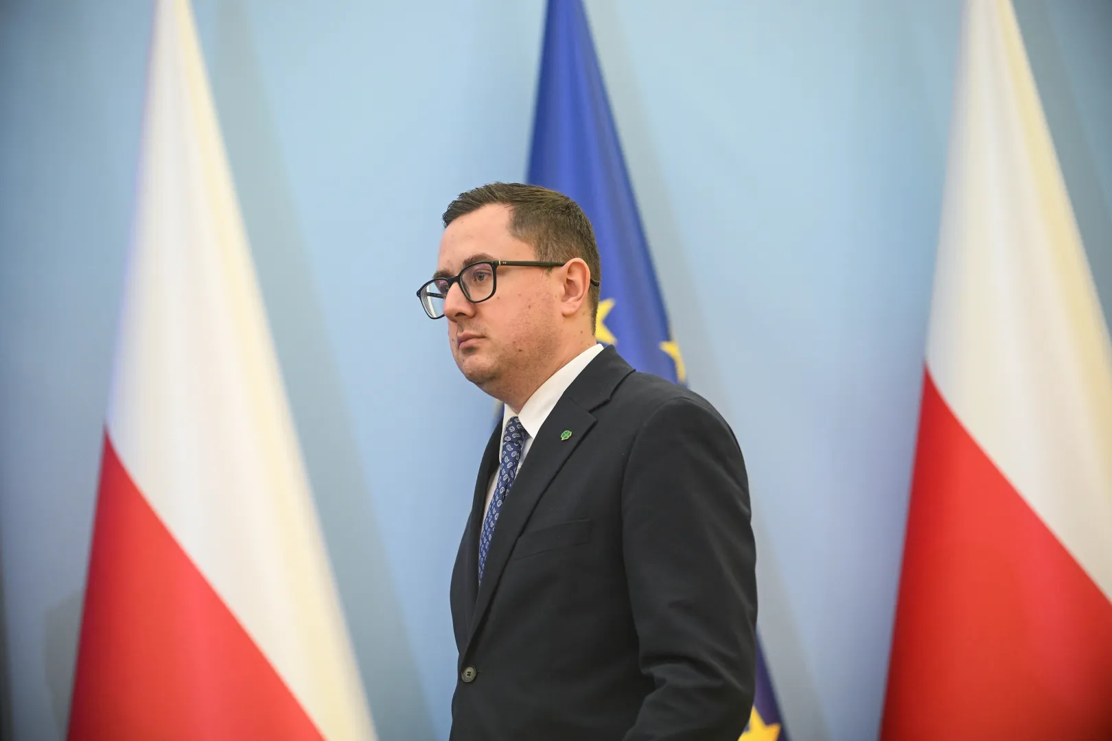 Minister energii Miłosz Motyka. Fot. PAP/	Marcin Obara