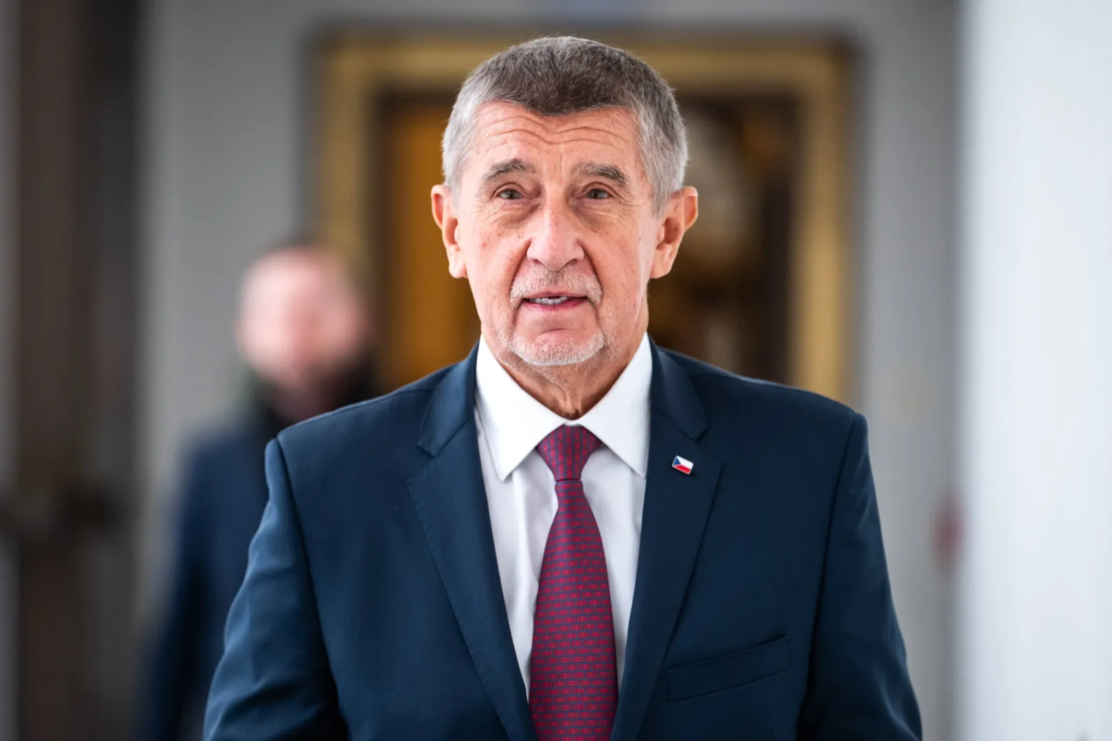 Premier Czech Andrej Babisz. Fot. PAP/EPA/STRINGER