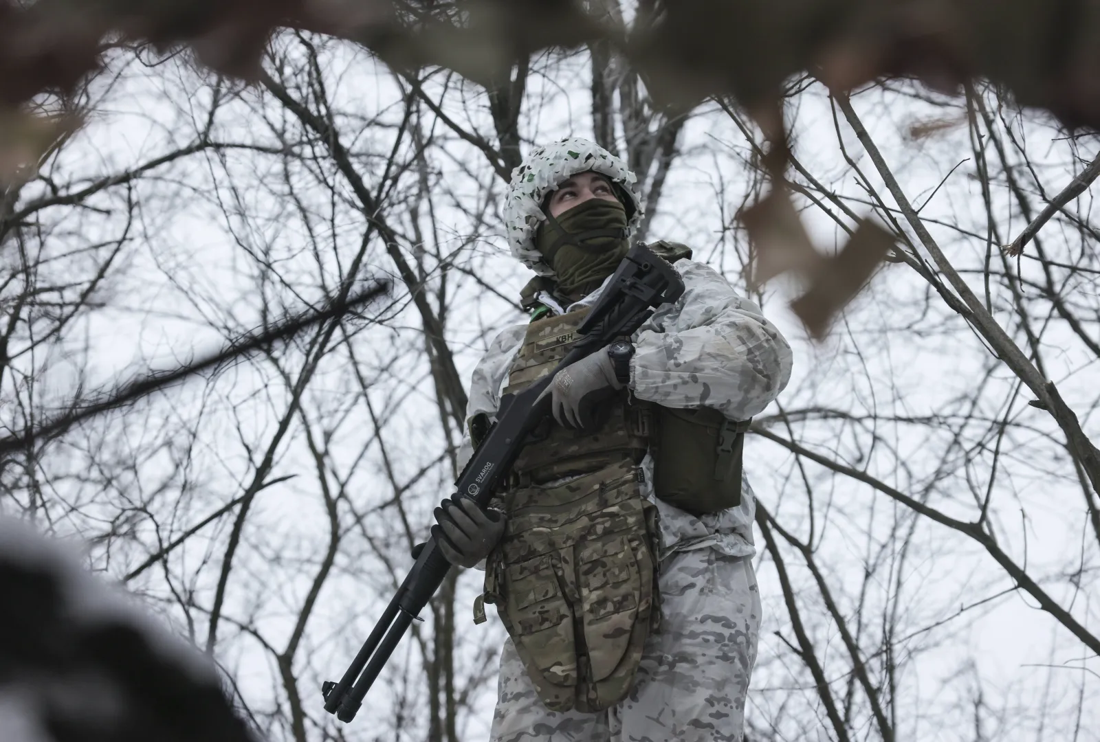 Український військовий, фотоілюстрація. Fot. PAP/EPA/OLEG MOVCHANIUK