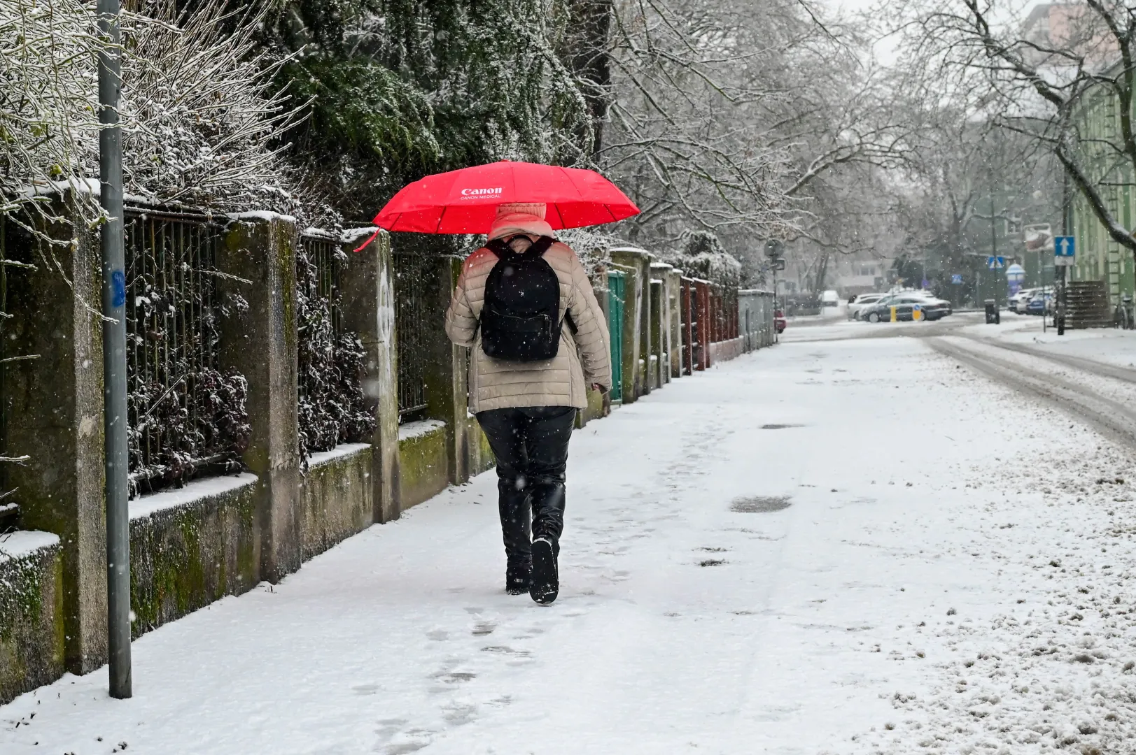 Marznące opady. Fot. PAP/Marcin Bielecki