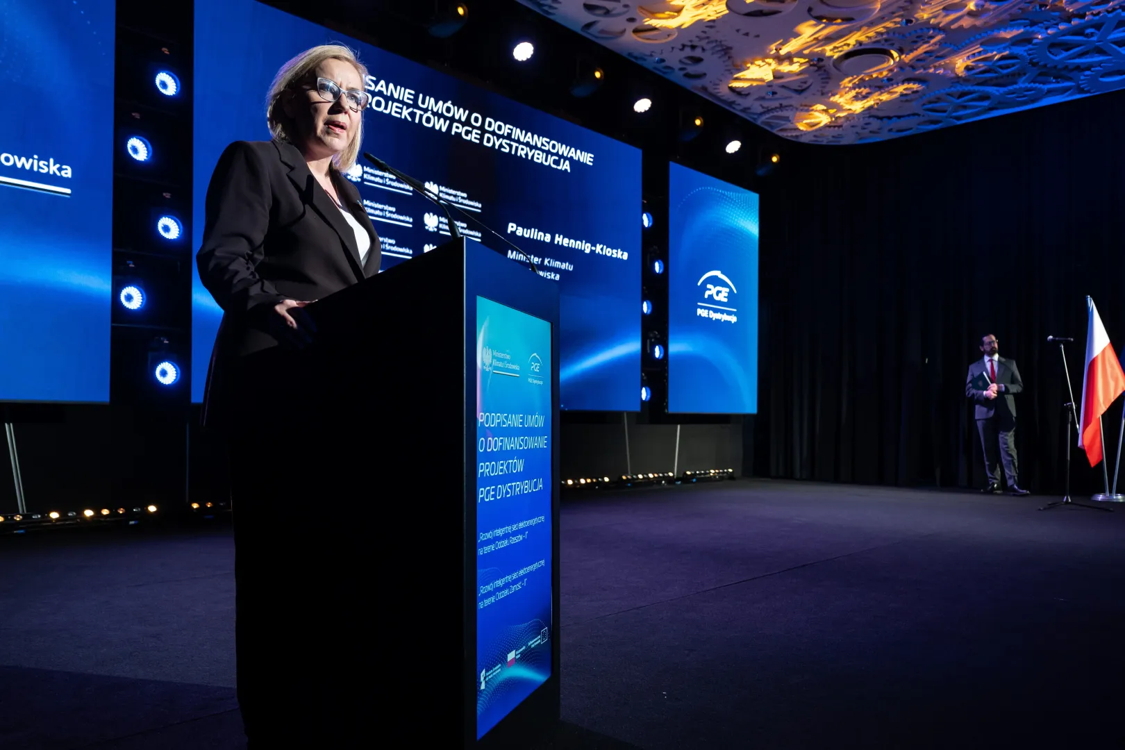 Szefowa MKiŚ Paulina Hennig-Kloska. Fot. PAP/	Wojtek Jargiło