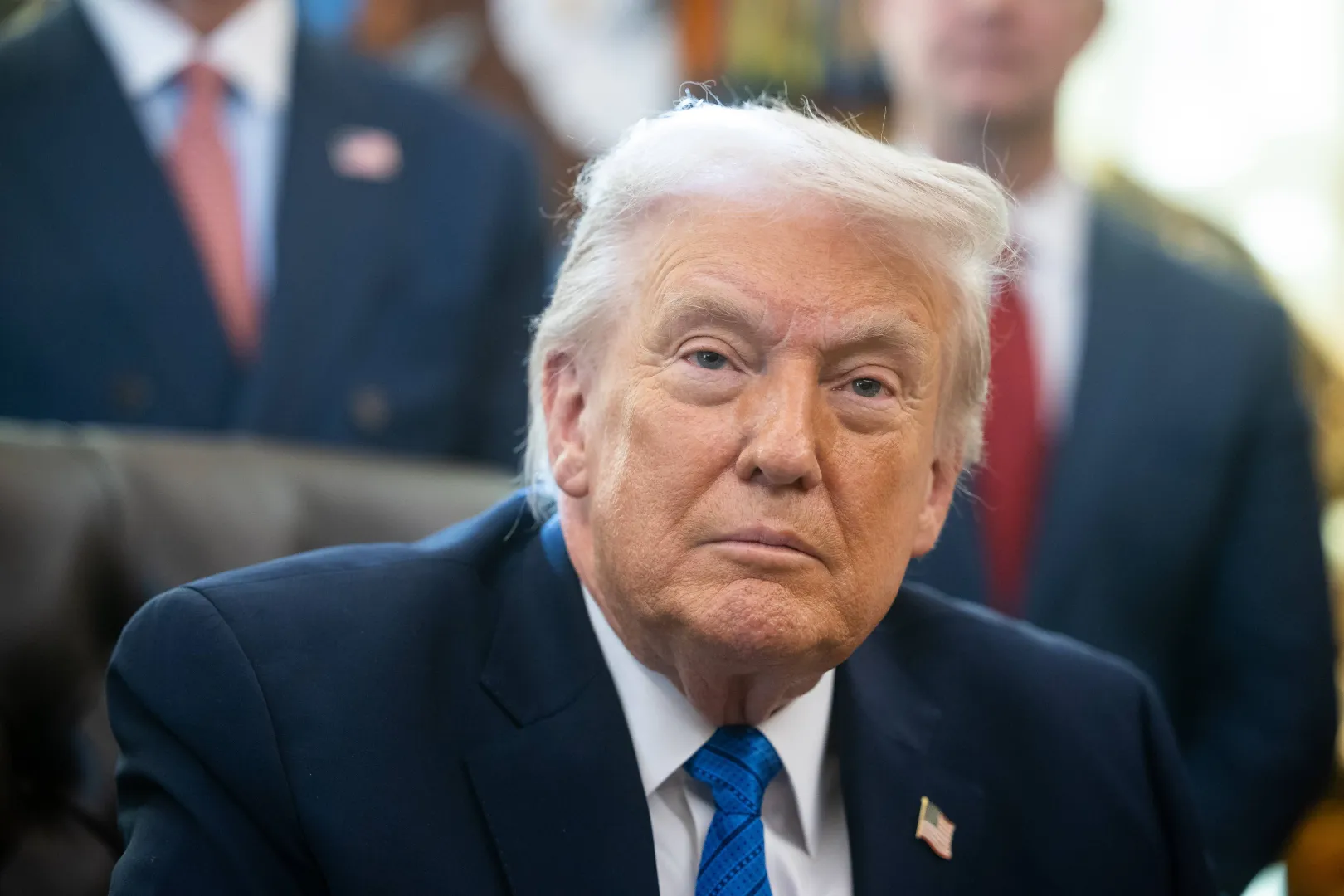 Президент США Дональд Трамп. Fot. PAP/EPA/Francis Chung / Pool