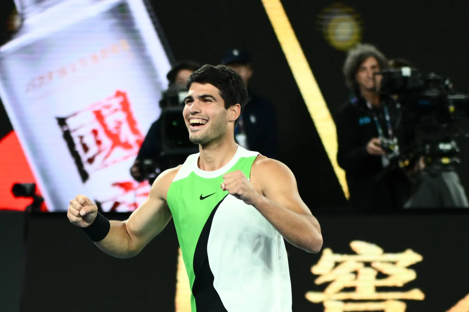 Carlos Alcaraz. Fot. PAP/EPA/	JOEL CARRETT