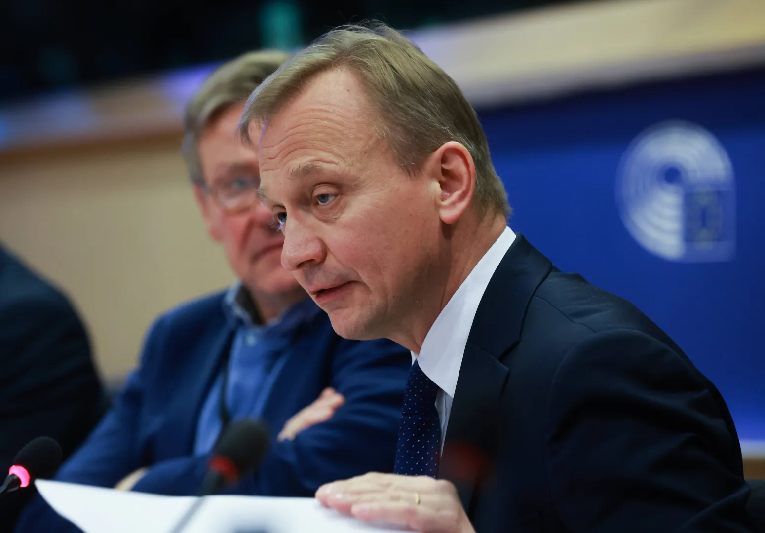 Piotr Serafin. Fot. PAP/EPA/OLIVIER HOSLET