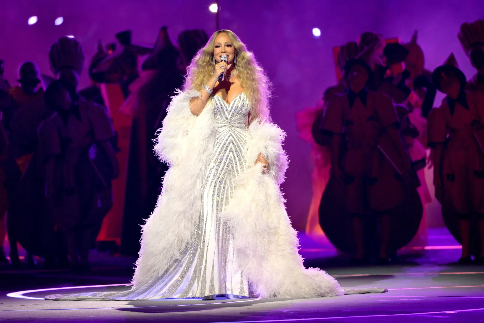 Mariah Carey. Fot. PAP/EPA/PETER KNEFFEL