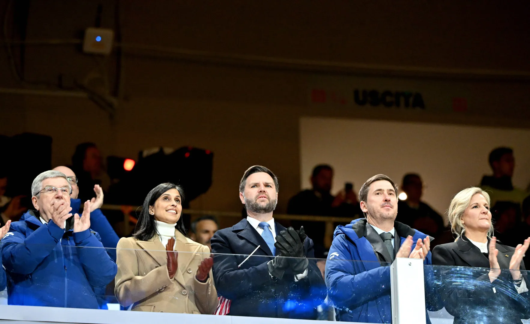Ceremonia otwarcia Zimowych Igrzysk Olimpijskich Milano Cortina 2026 na stadionie San Siro w Mediolanie we Włoszech. Fot. EPA/PETER KNEFFEL