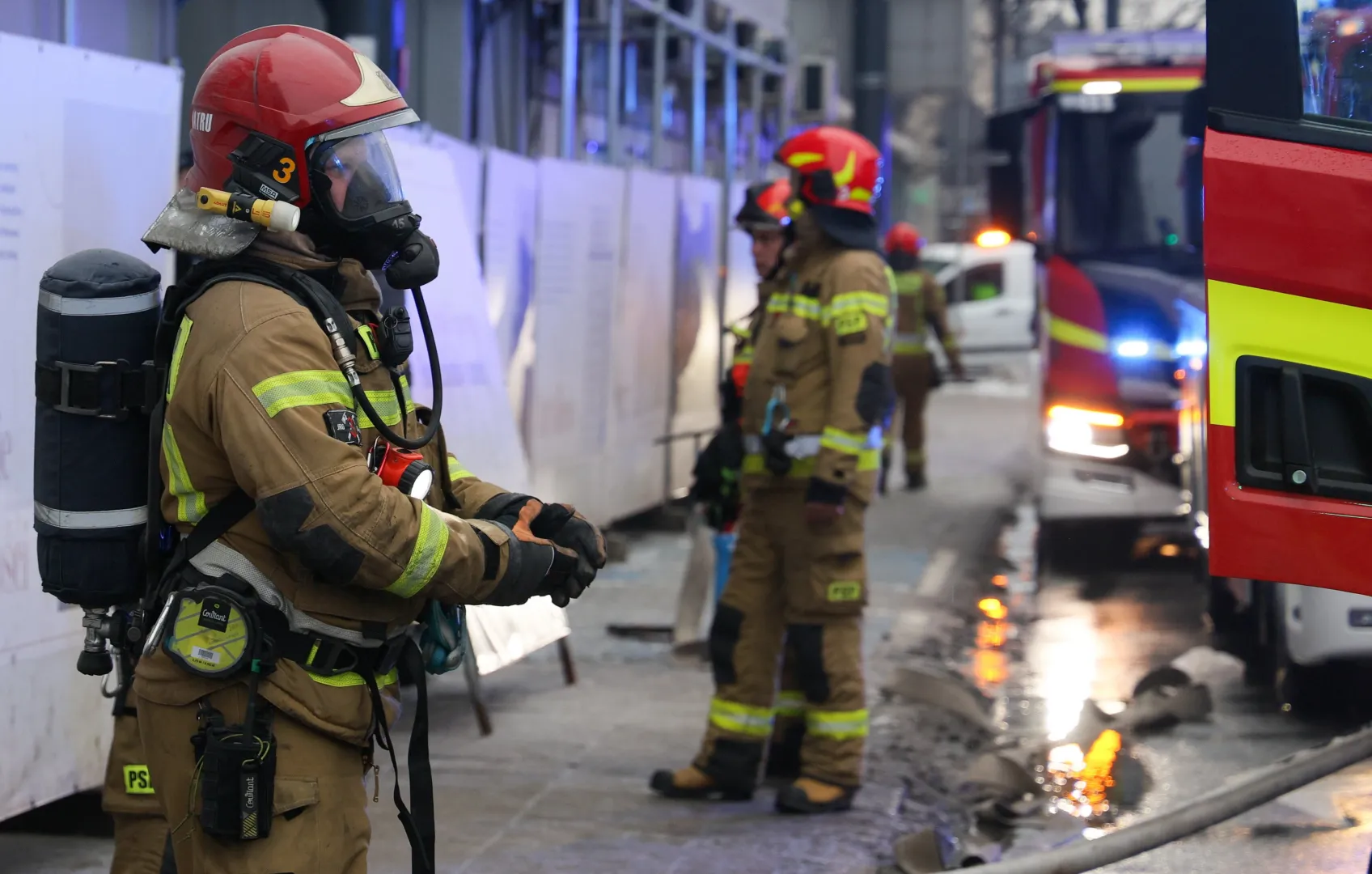 Straż pożarna Fot. PAP/Paweł Supernak
