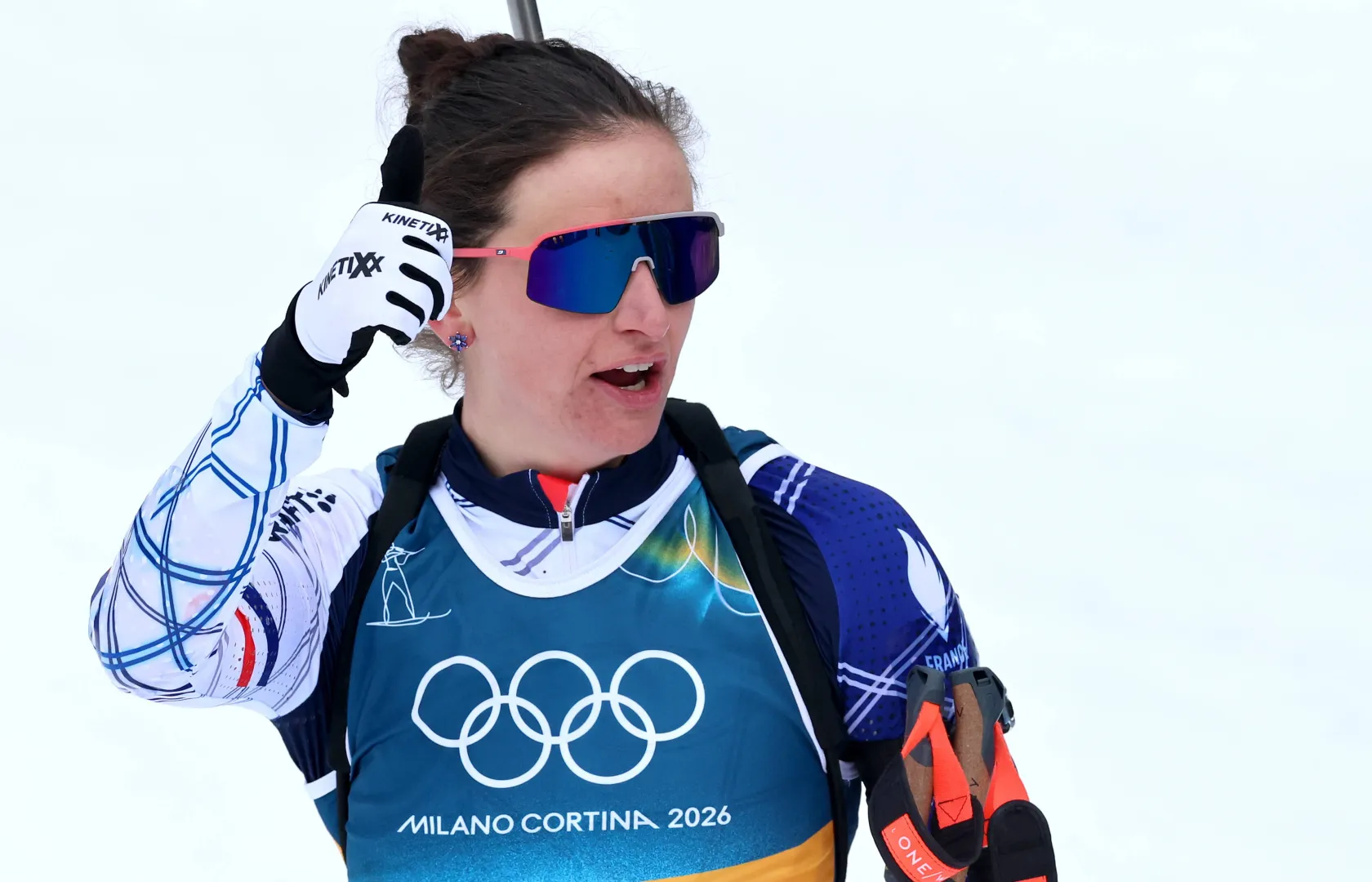 Julia Simon. Fot. PAP/EPA/PIERRE TEYSSOT