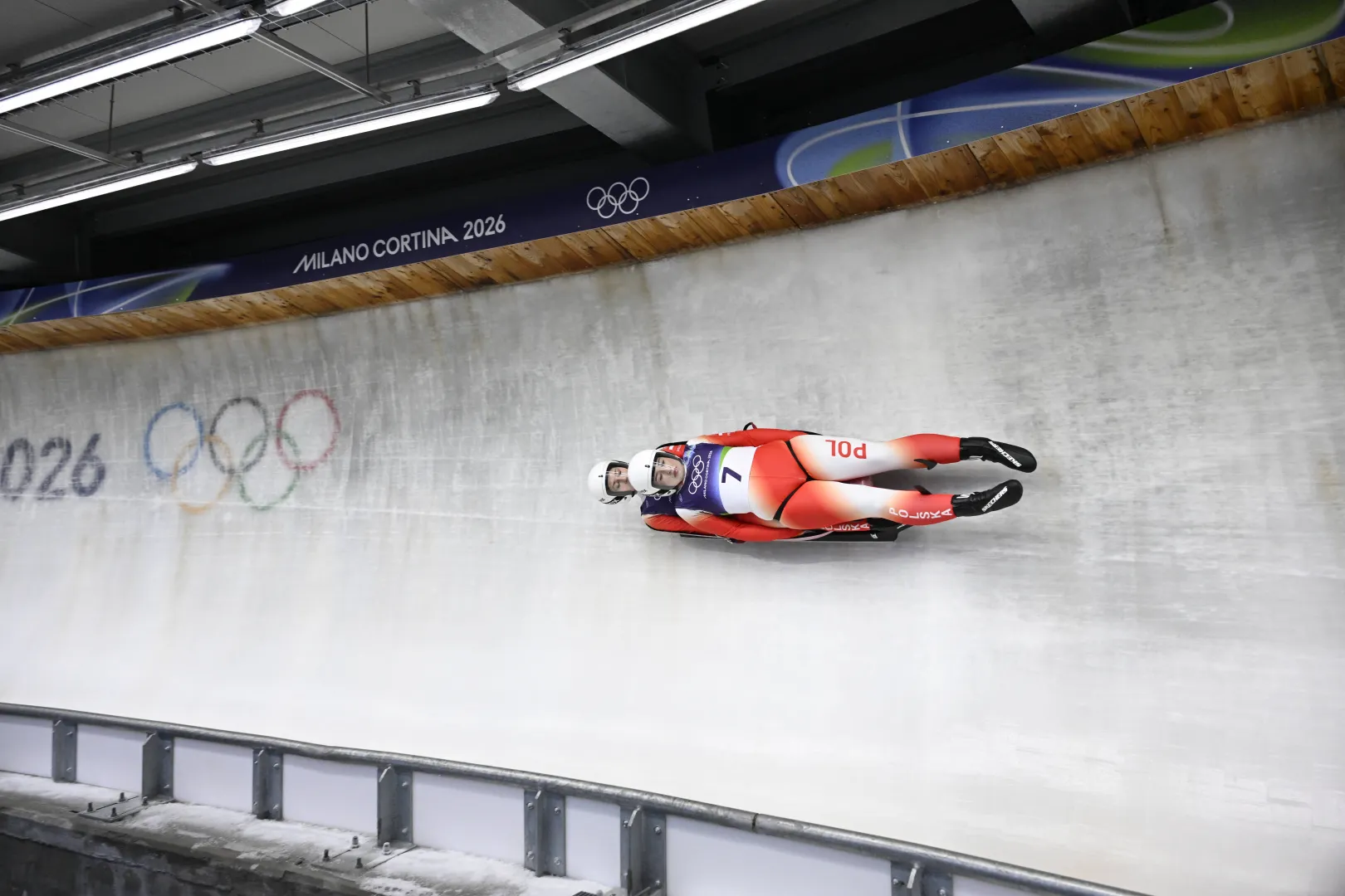 Nikola Domowicz i Dominika Piwkowska. Fot. EPA/DANIEL DAL ZENNARO