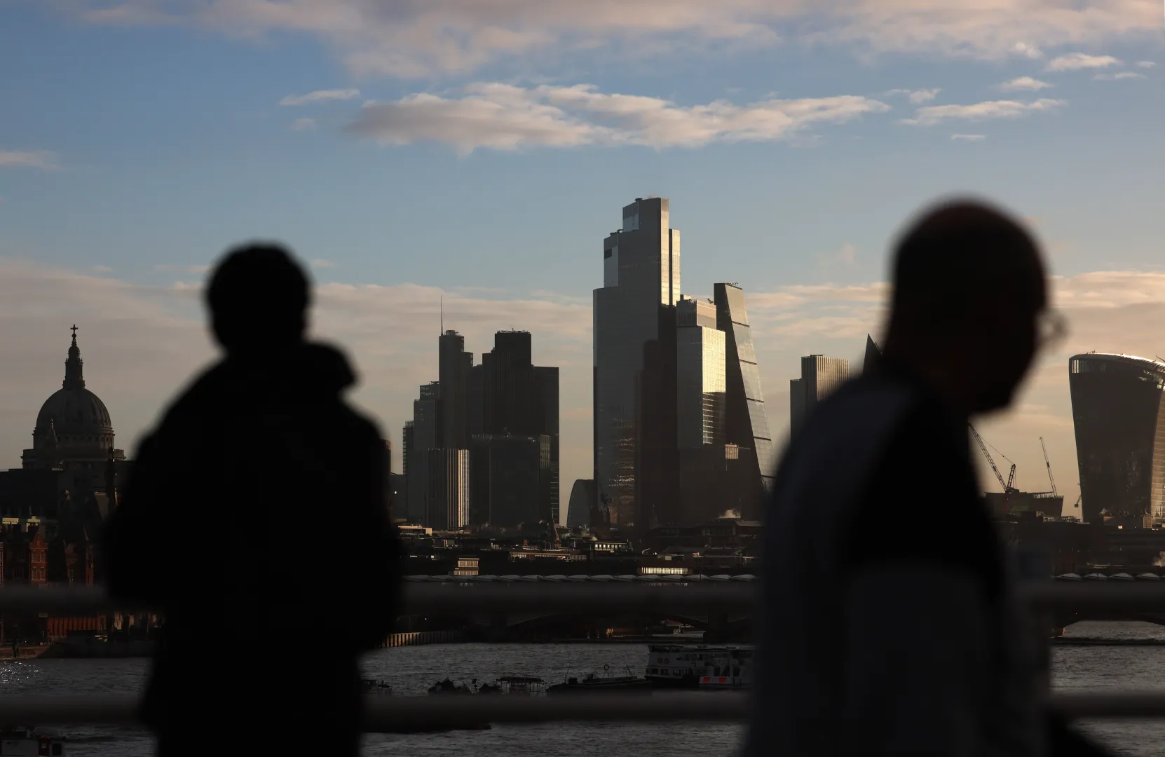 Centrum Londynu Fot. PAP/EPA/ANDY RAIN