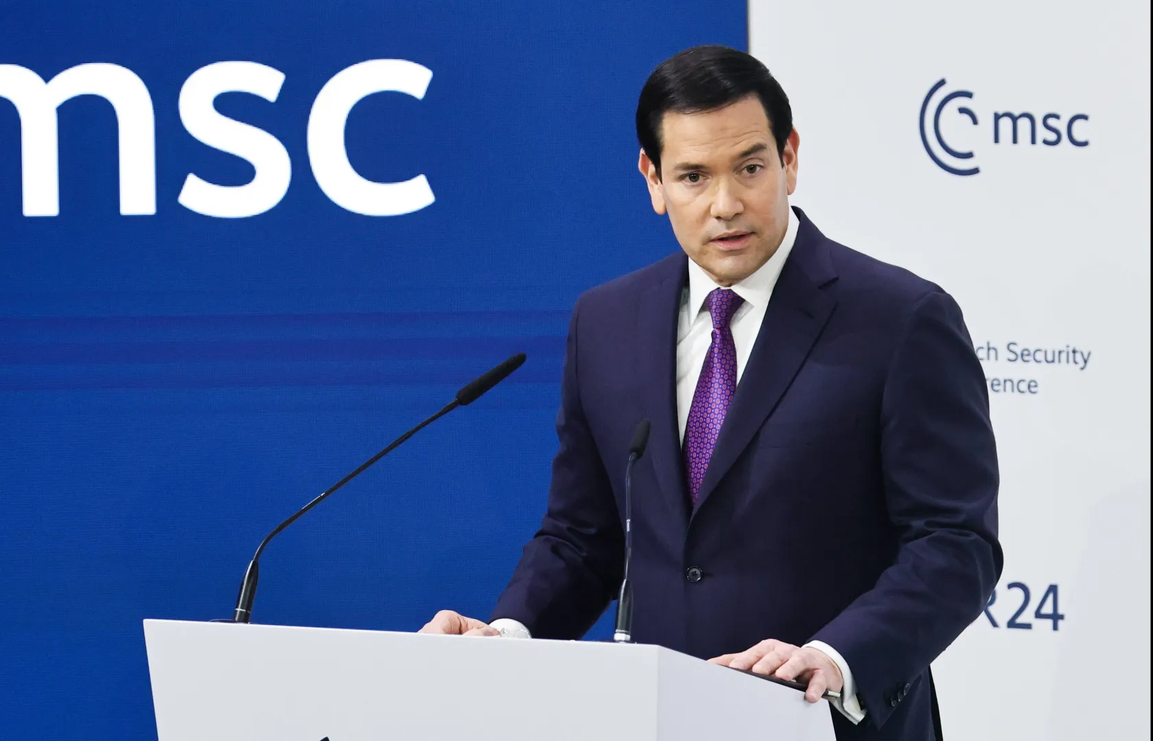 Marco Rubio. Fot. PAP/EPA/RONALD WITTEK