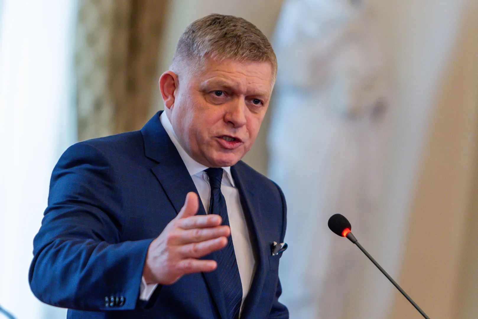 Роберт Фіцо. Fot. PAP/EPA/DOMINIKA KORTVELYESIOVA