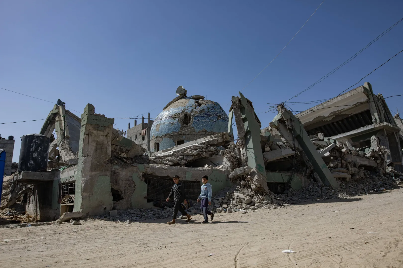 Strefa Gazy. Fot. PAP/EPA/HAITHAM IMAD