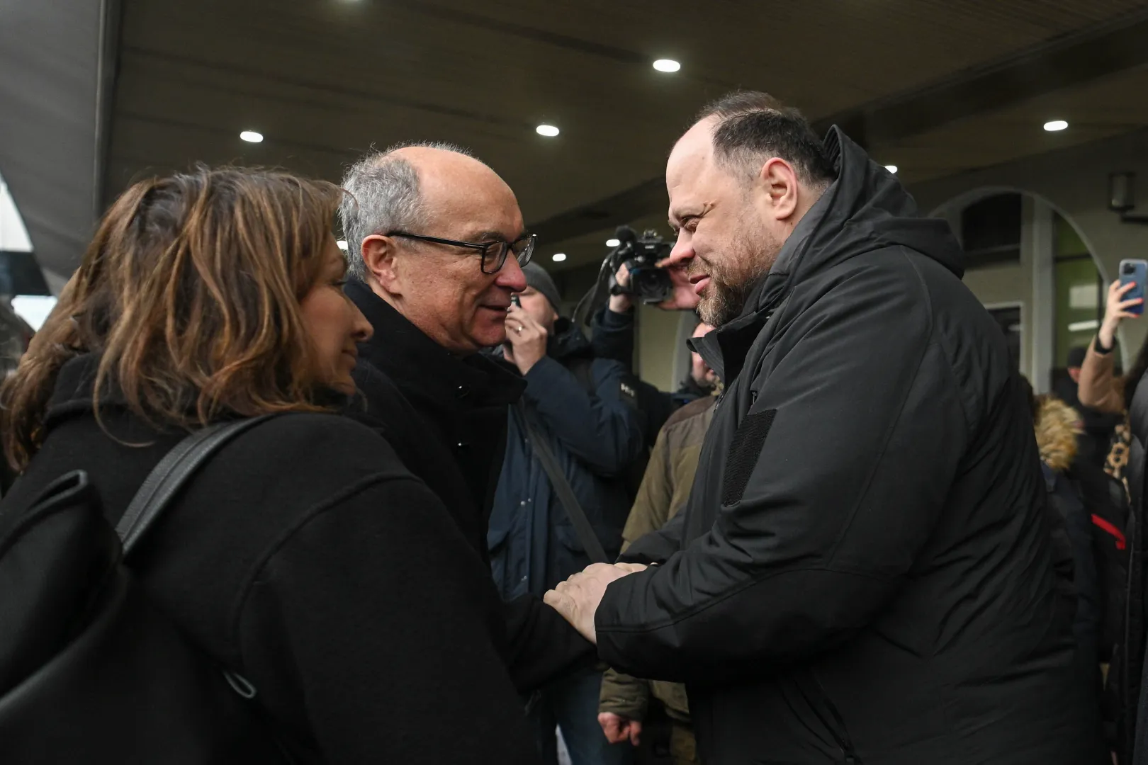 Влодзімєж Чажастий і Руслан Стефанчук. Fot. PAP/Marcin Obara