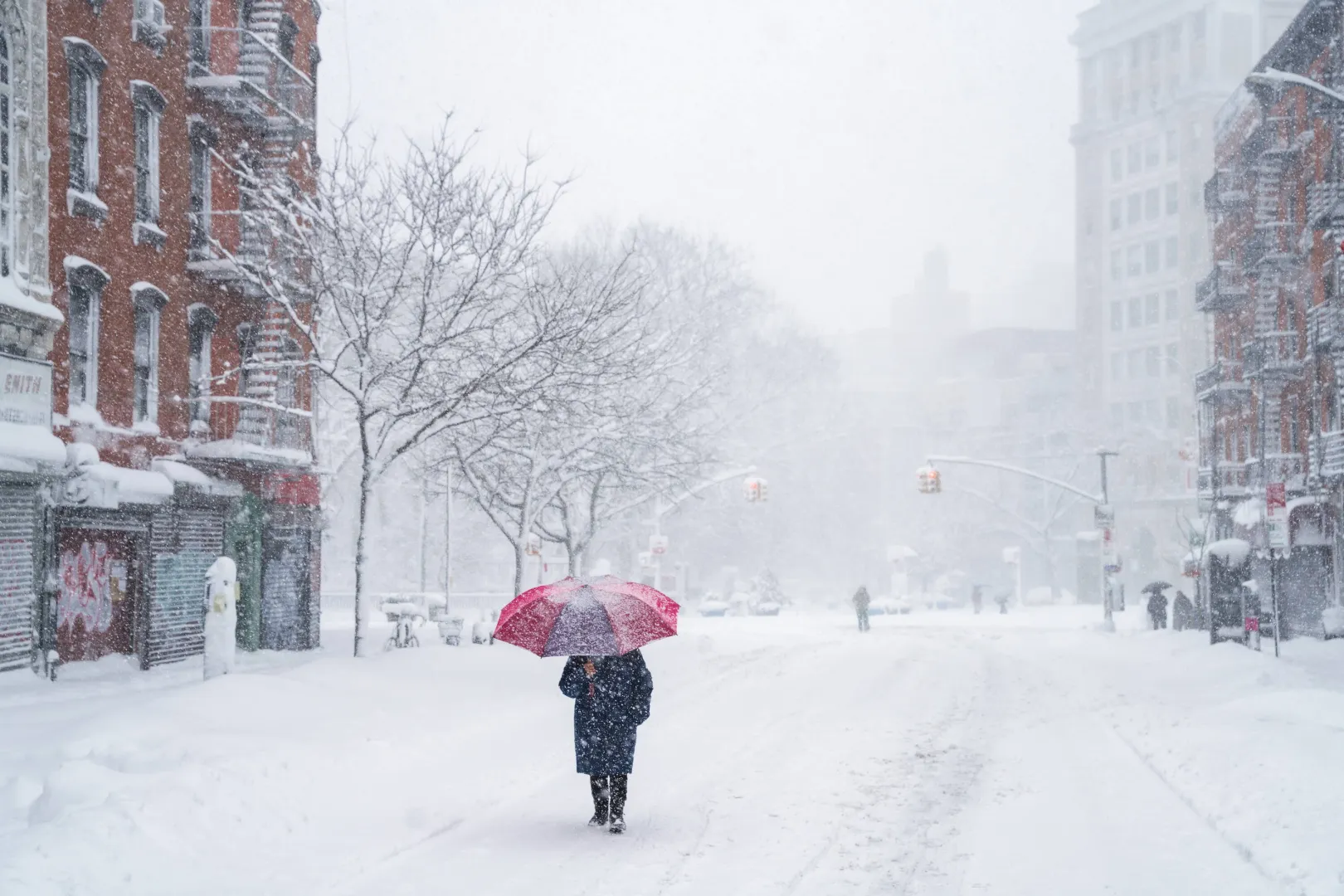 Przechodnie na Manhattanie, fot. PAP/EPA/OLGA FEDOROVA